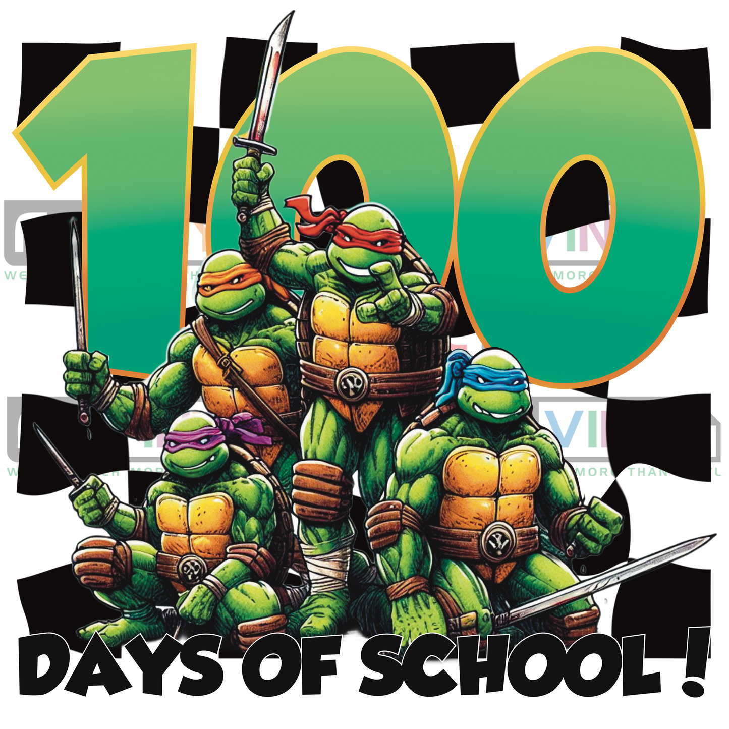 100 DAYS N-TURTLES