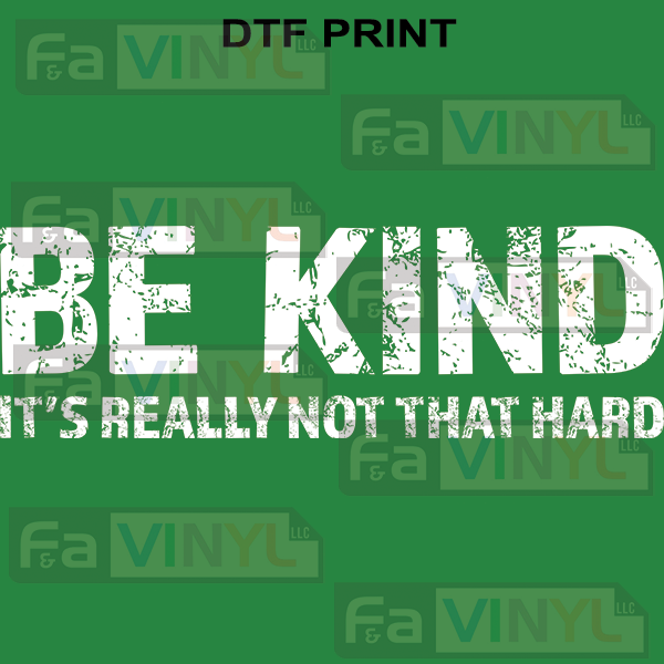 BE KIND WHITE