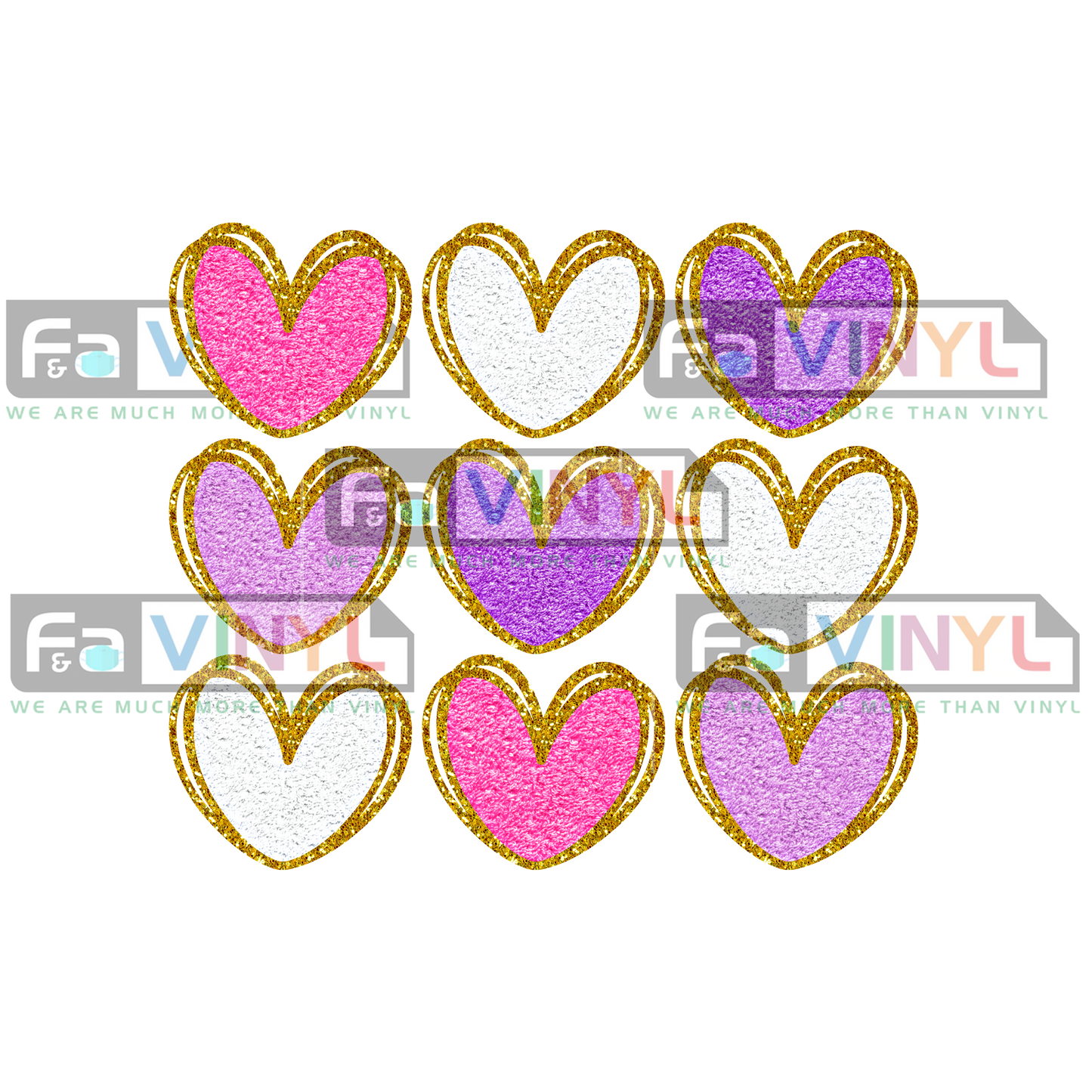 CHENILLE VDAY HEARTS