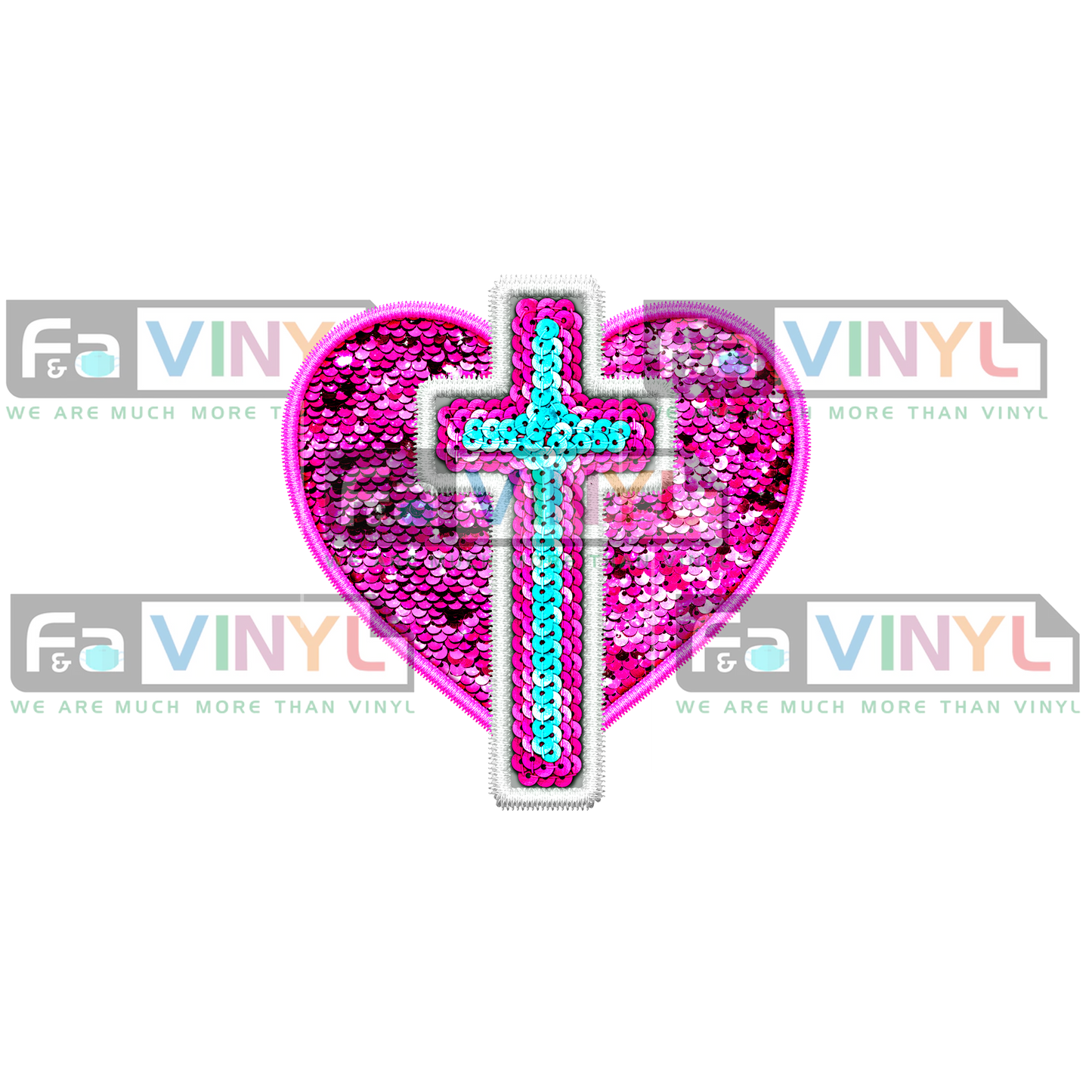 CROSS HEART PINK