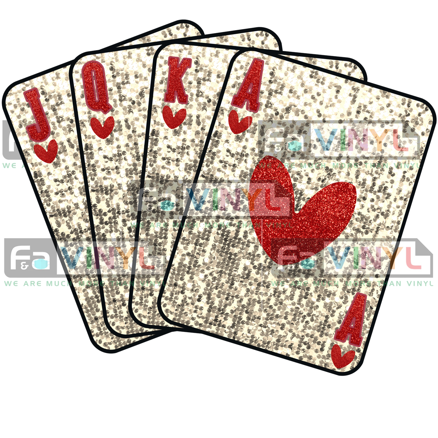 GLITTER PLAYING CARDS