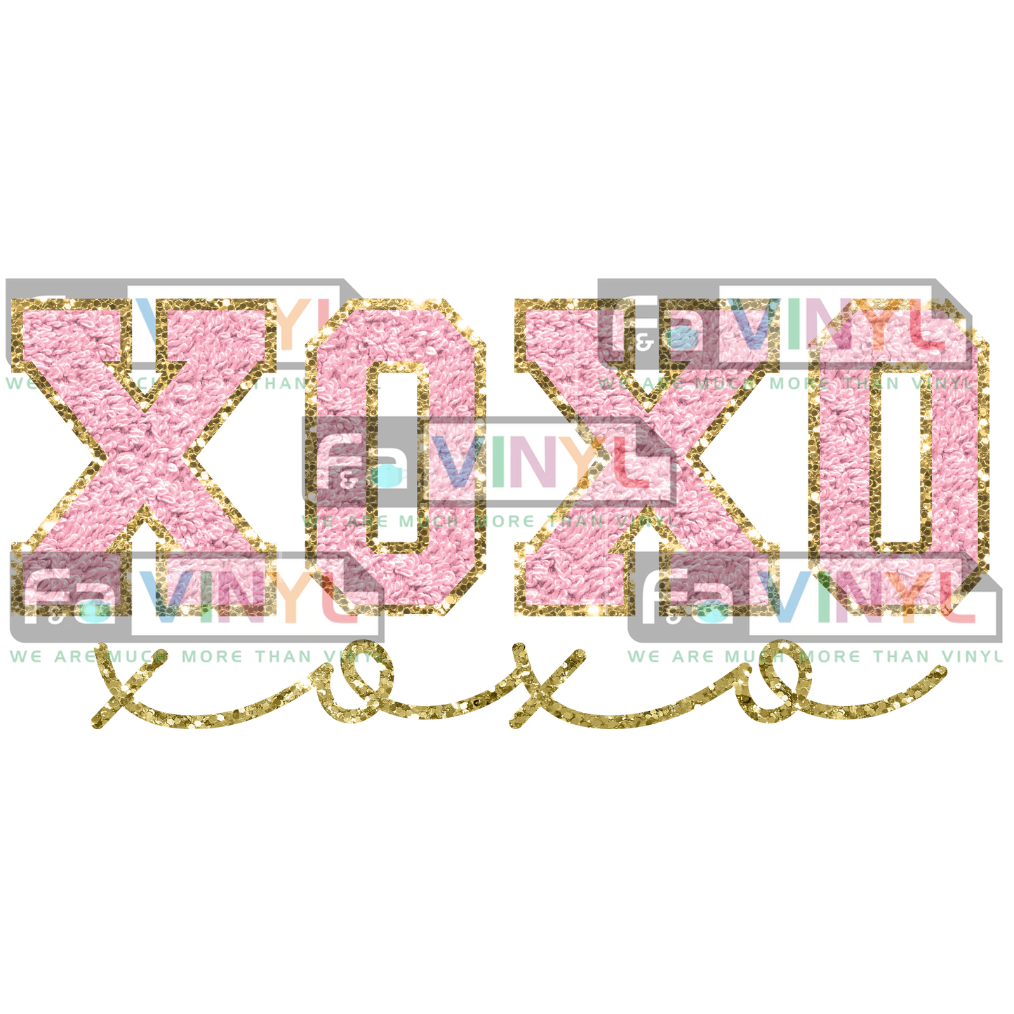 GLITTER XOXO PATCH
