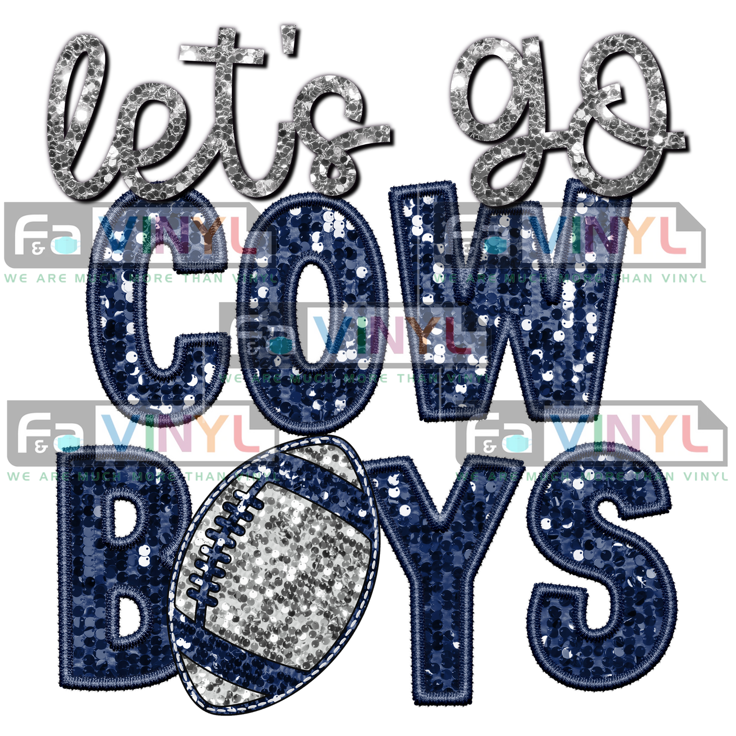 LETS GO CB GLITTER