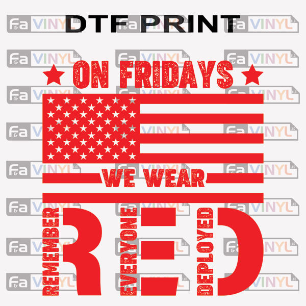 ON FRIDAYS RED
