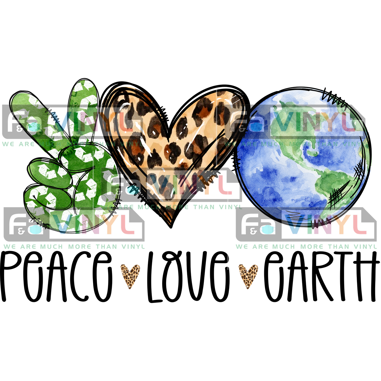 PEACE LOVE EARTH