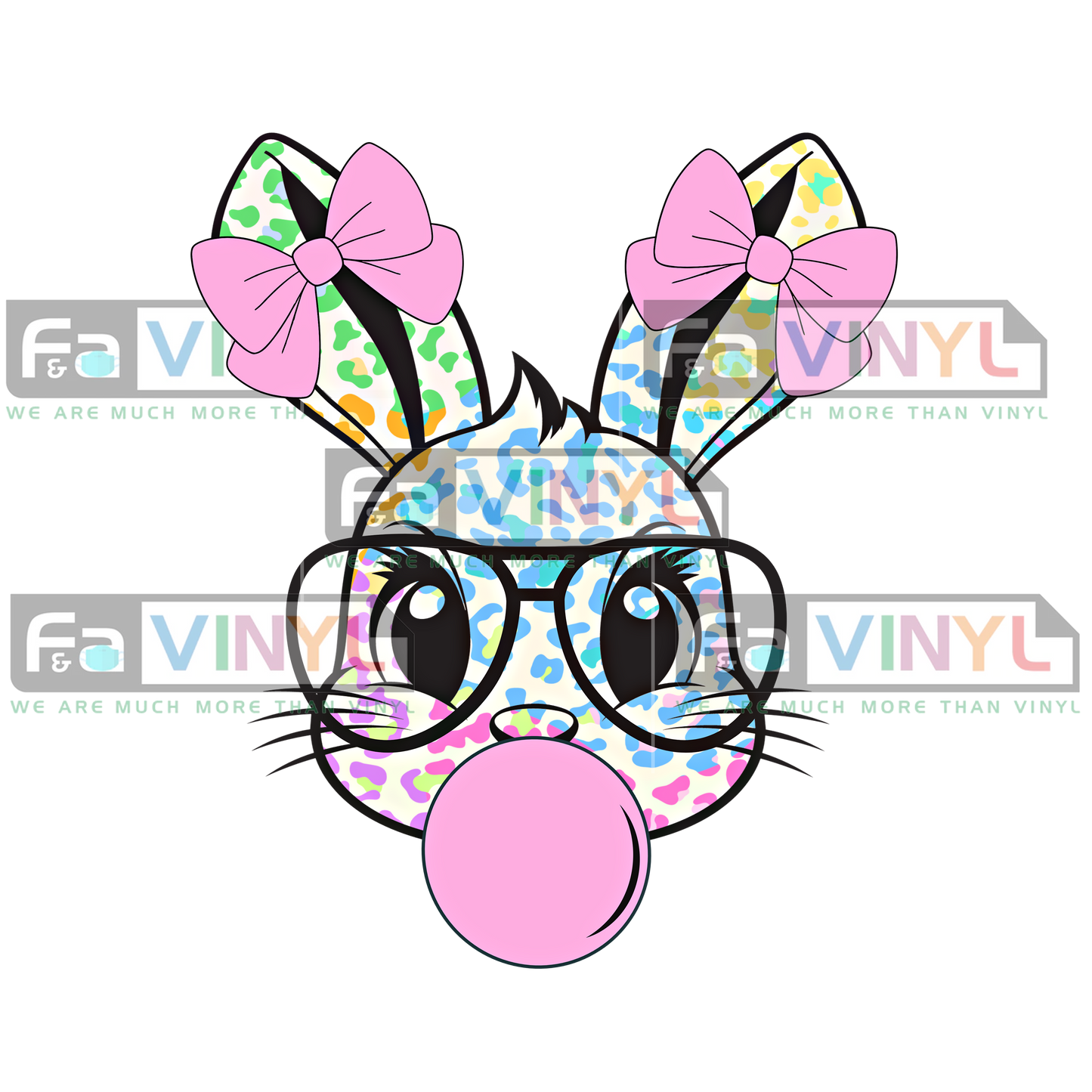 PINK BOW BUNNY