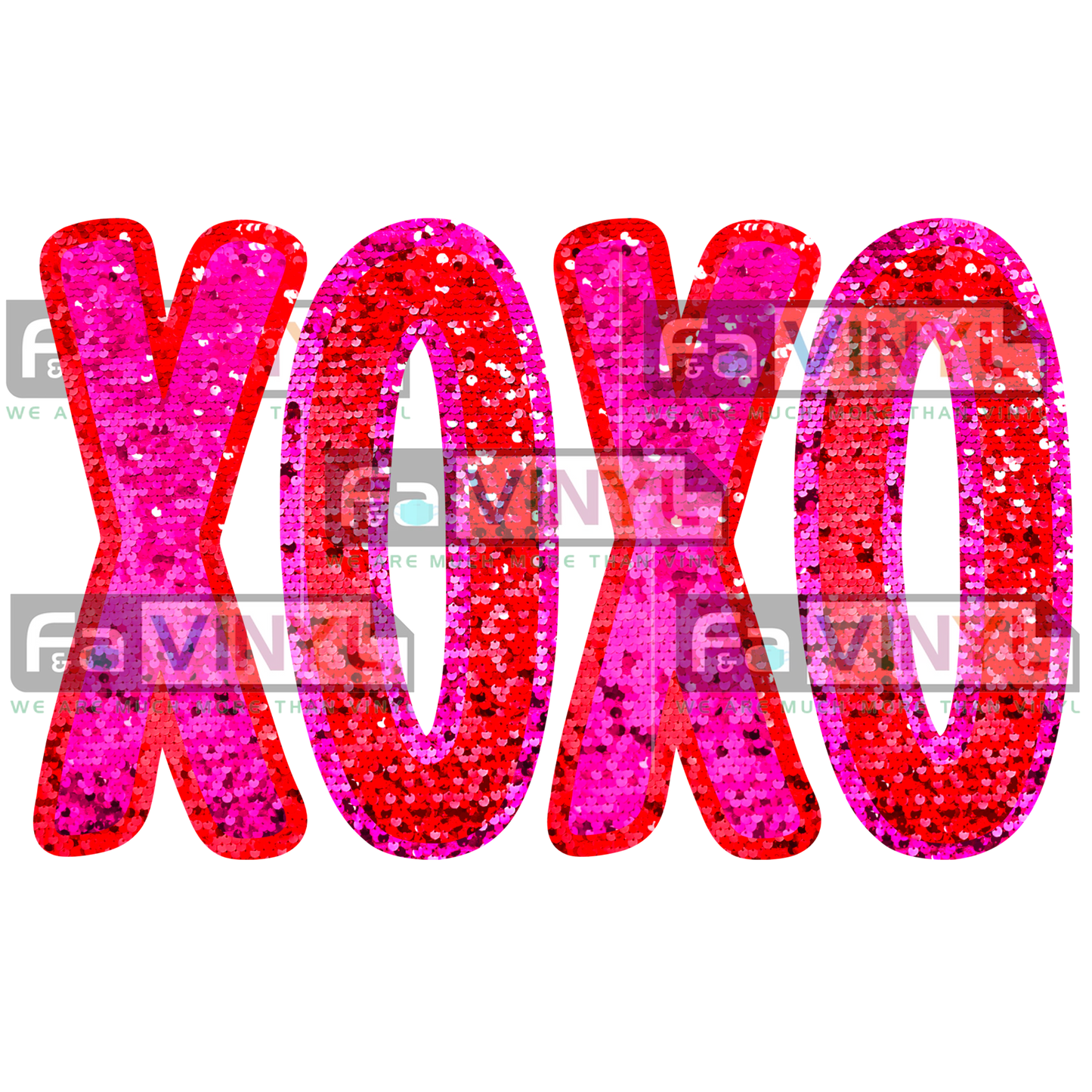 PINK RED XOXO