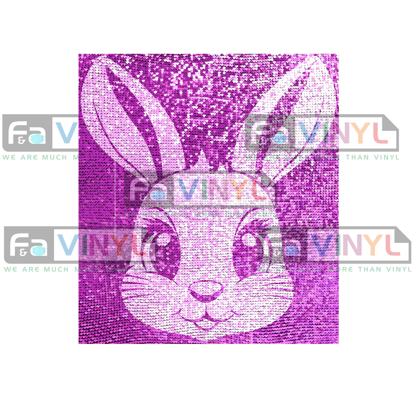 SEQUIN PURPLE BUNNY