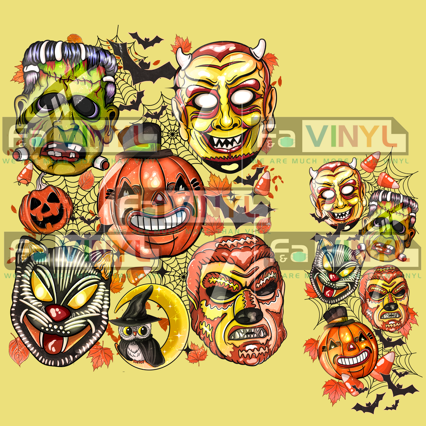 VINTAGE MASKS W SLEEVE
