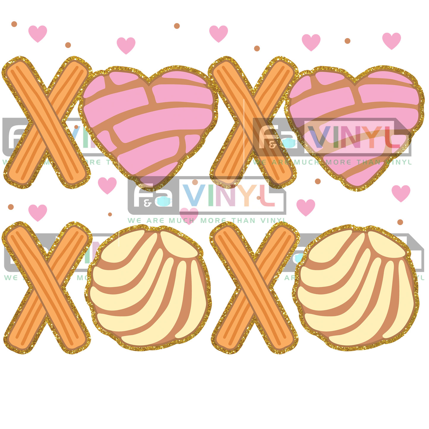 XOXO CHURRO PAN DULCE