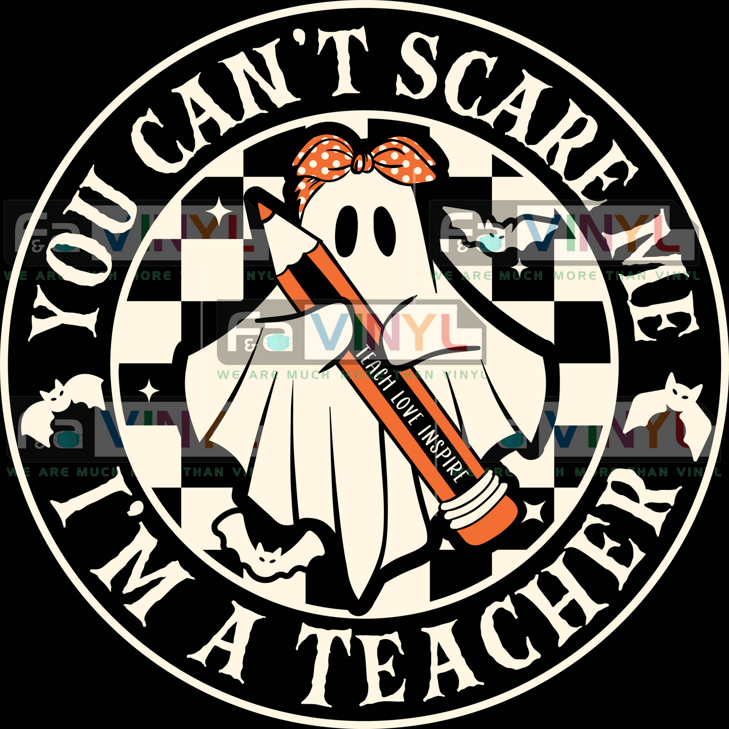 YOU CAN'T SCARE ME (OFF WHITE)