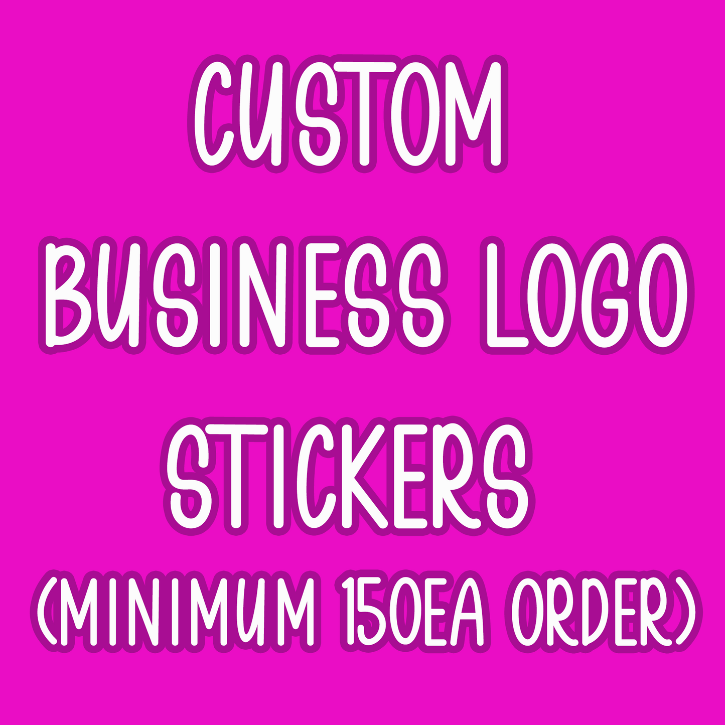 CUSTOM BUSINESS LOGO STICKERS