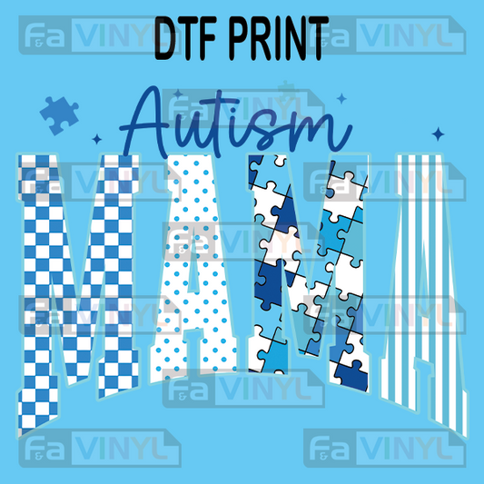 AUTISM MAMA BLUE