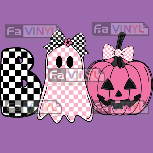 BOO GIRL CHECKERED