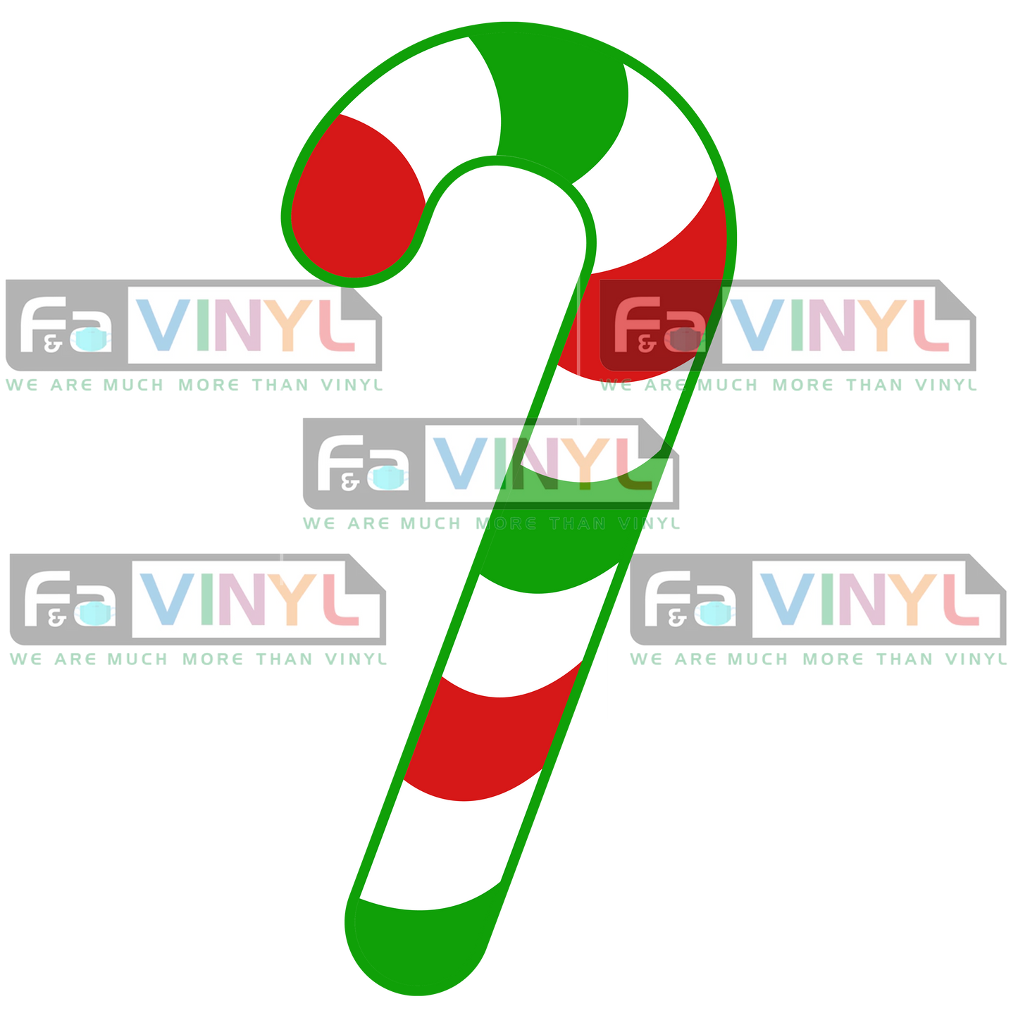 CANDY CANE RED GREEN