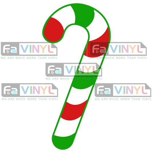 CANDY CANE RED GREEN