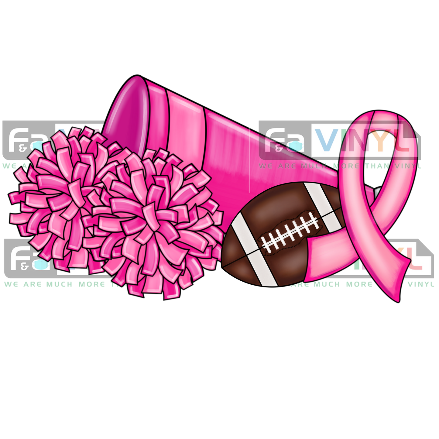 CHEER CANCER FOOTBALL