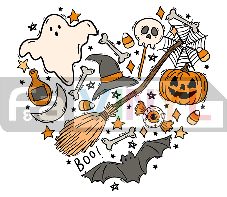 HALLOWEEN LOVE HEART