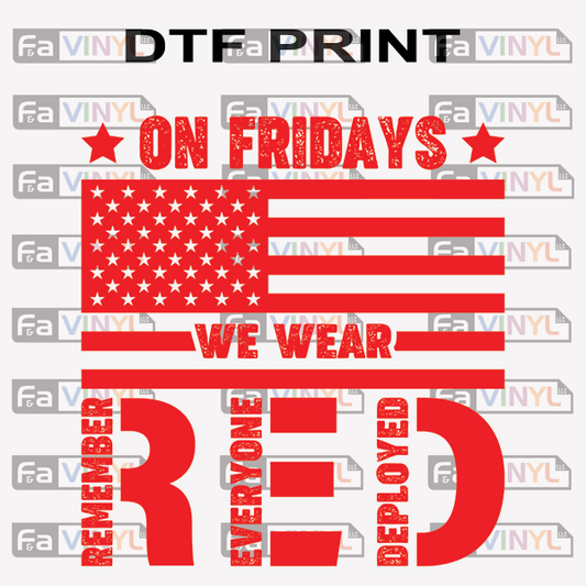 ON FRIDAYS RED