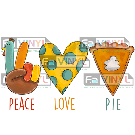 PEACE LOVE PIE