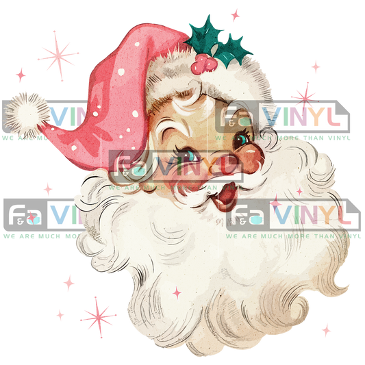 PINK RETRO SANTA