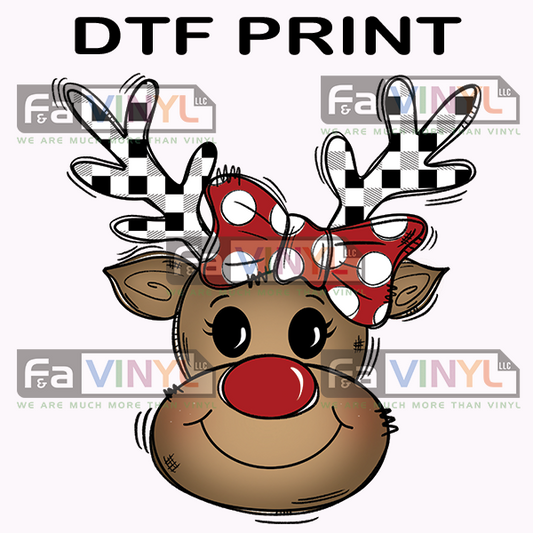 REINDEER POLKADOT GIRL
