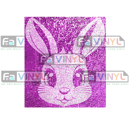 SEQUIN PURPLE BUNNY