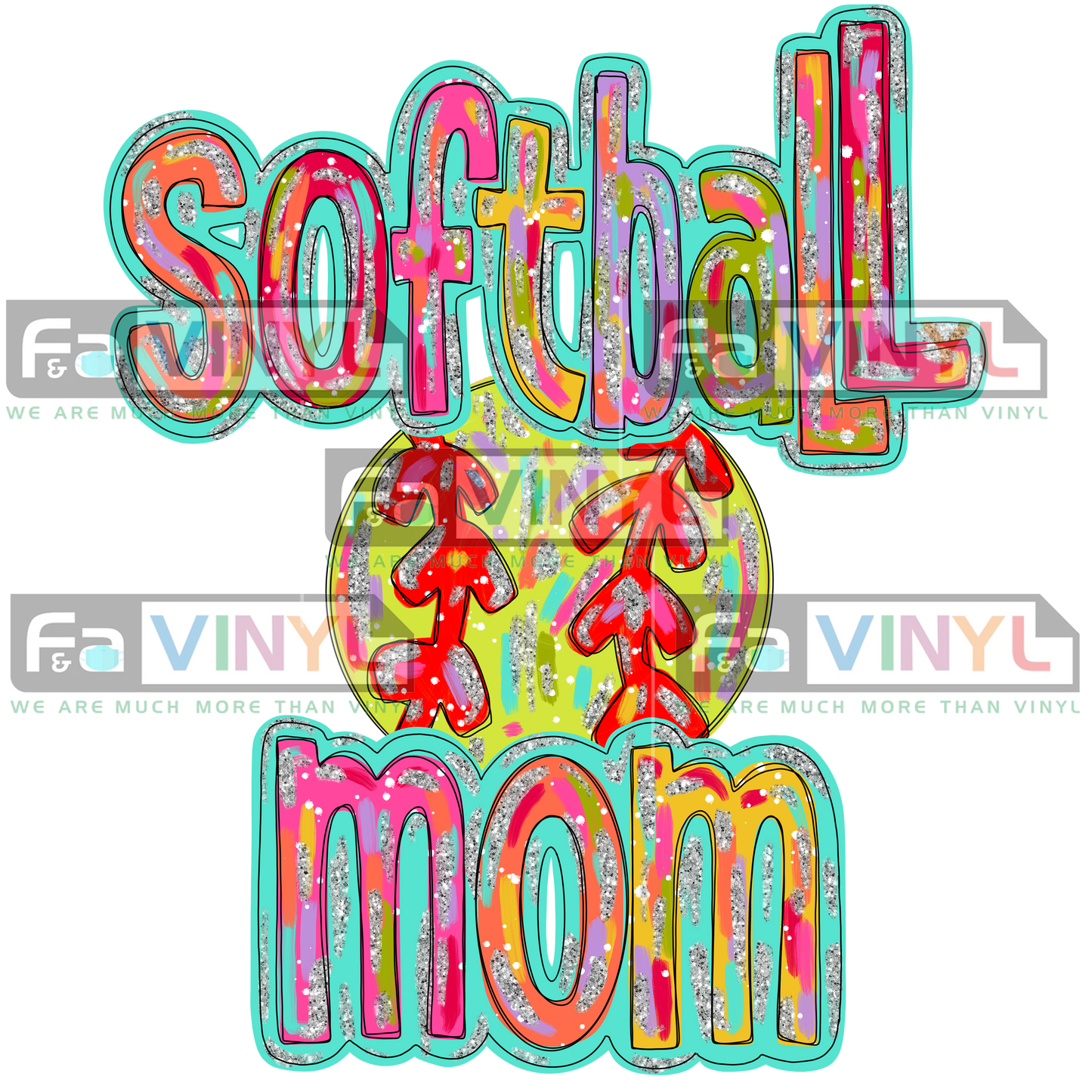 SOFTBALL MOM SHIMMER