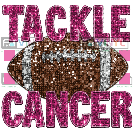 TACKLE CANCER SEQUIN