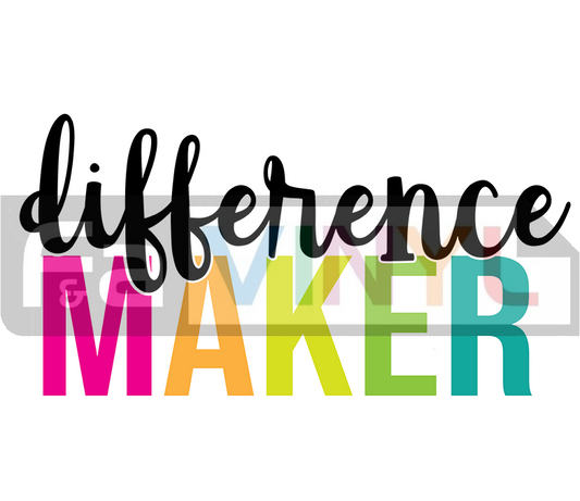 TEACH DIFFERENCE MAKER STICKER DECAL