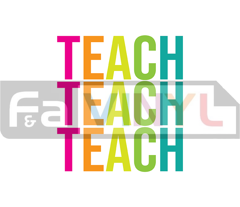 TEACH STICKER DECAL