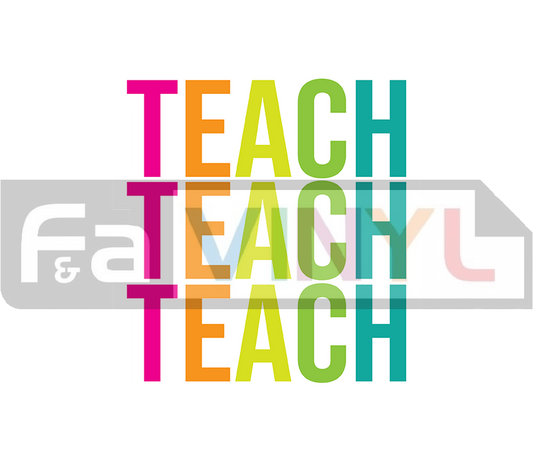 TEACH STICKER DECAL