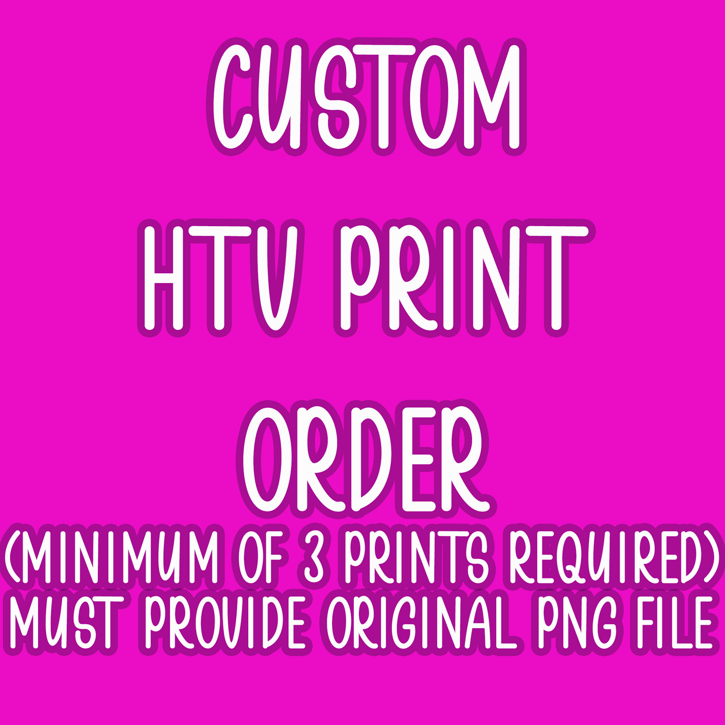 CUSTOM HEAT TRANSFER PRINTS