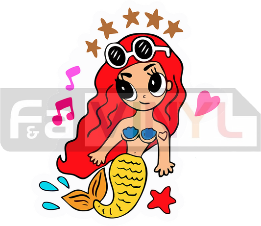 MERIMAID KAROLG STICKER